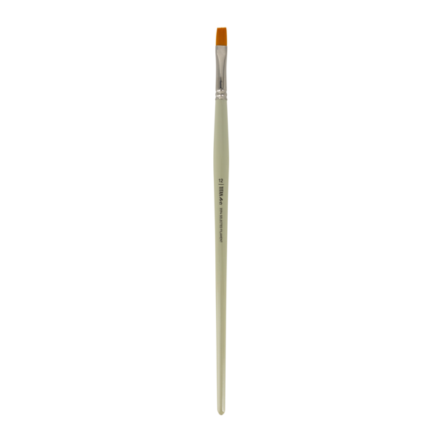 Pincel de mango largo  plano  Titan Arts 12