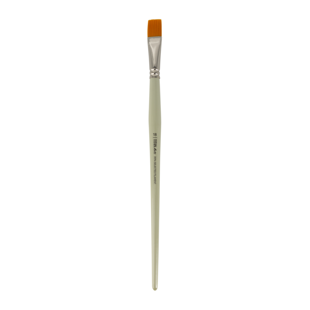Pincel de mango largo  plano  Titan Arts 18
