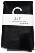 Tul gasa chiflón de decoración 2M x 1,6M Negro