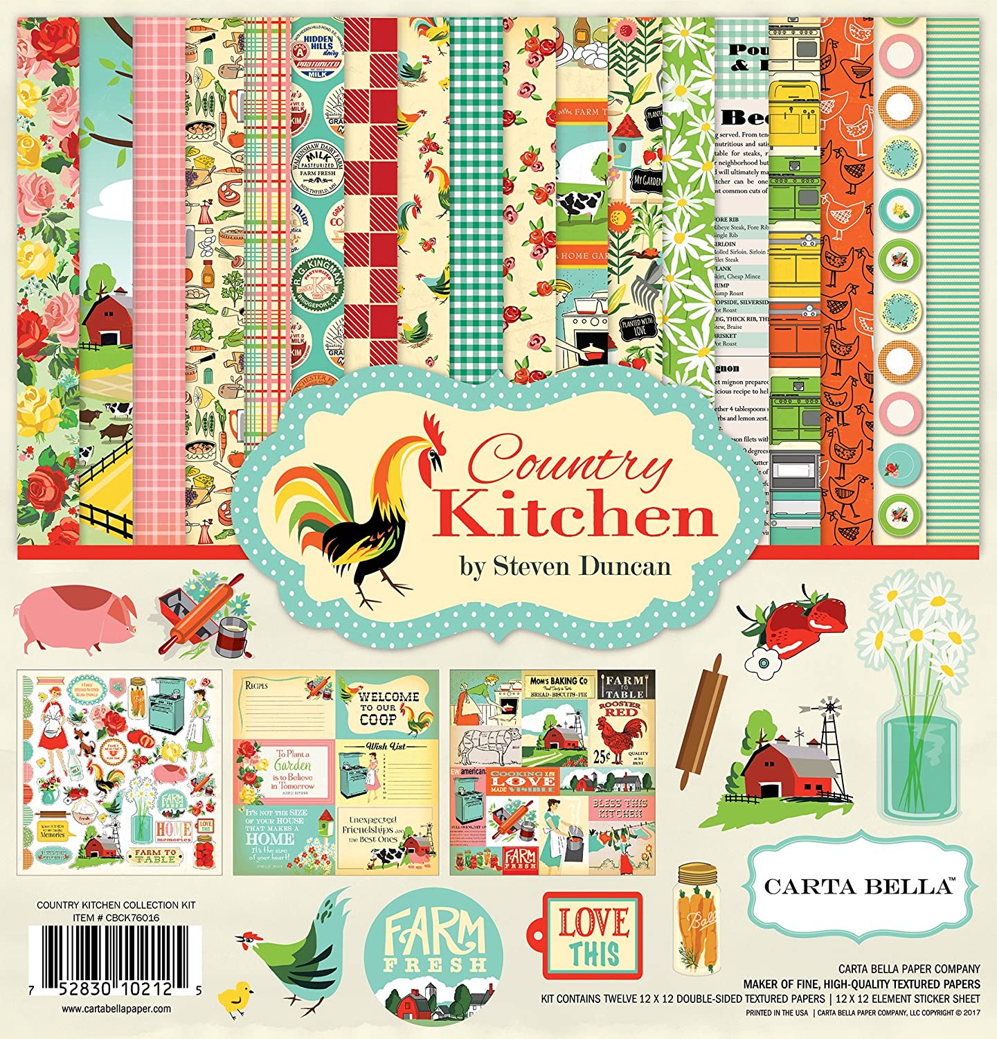 Block 30X30 Country Kitchen