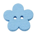 Caja Botones Flor Azul