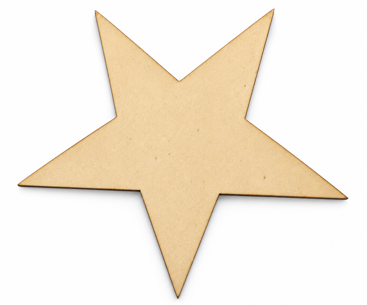 Estrella madera DM 20x19