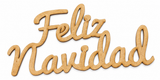 Feliz Navidad  madera  DM 20x9,5