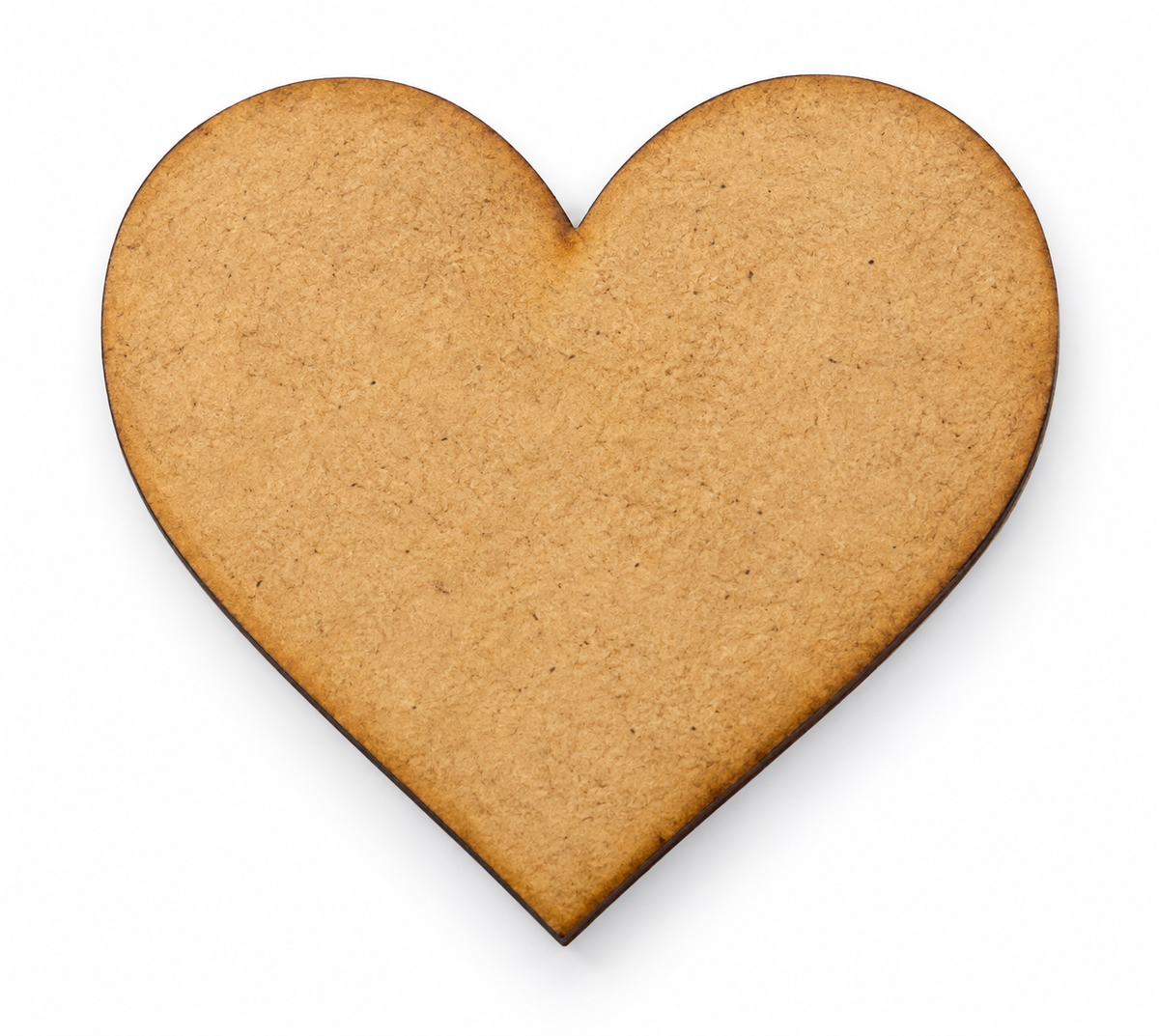 Corazón en madera DM 4,5x4 cm.
