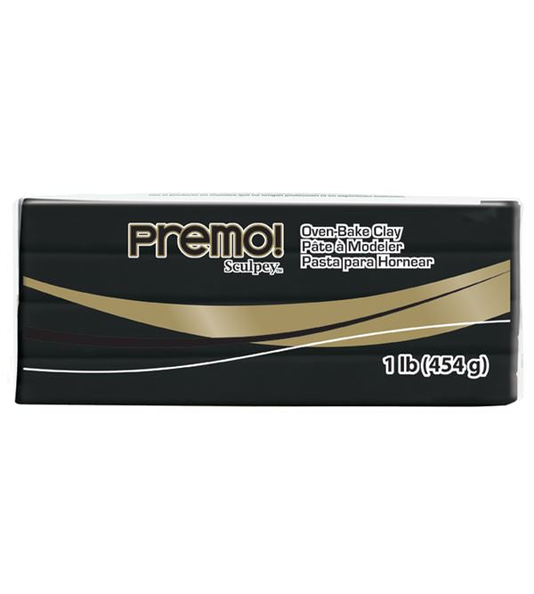 Arcilla Polimérica Premo Sculpey Negra 454 Gr.