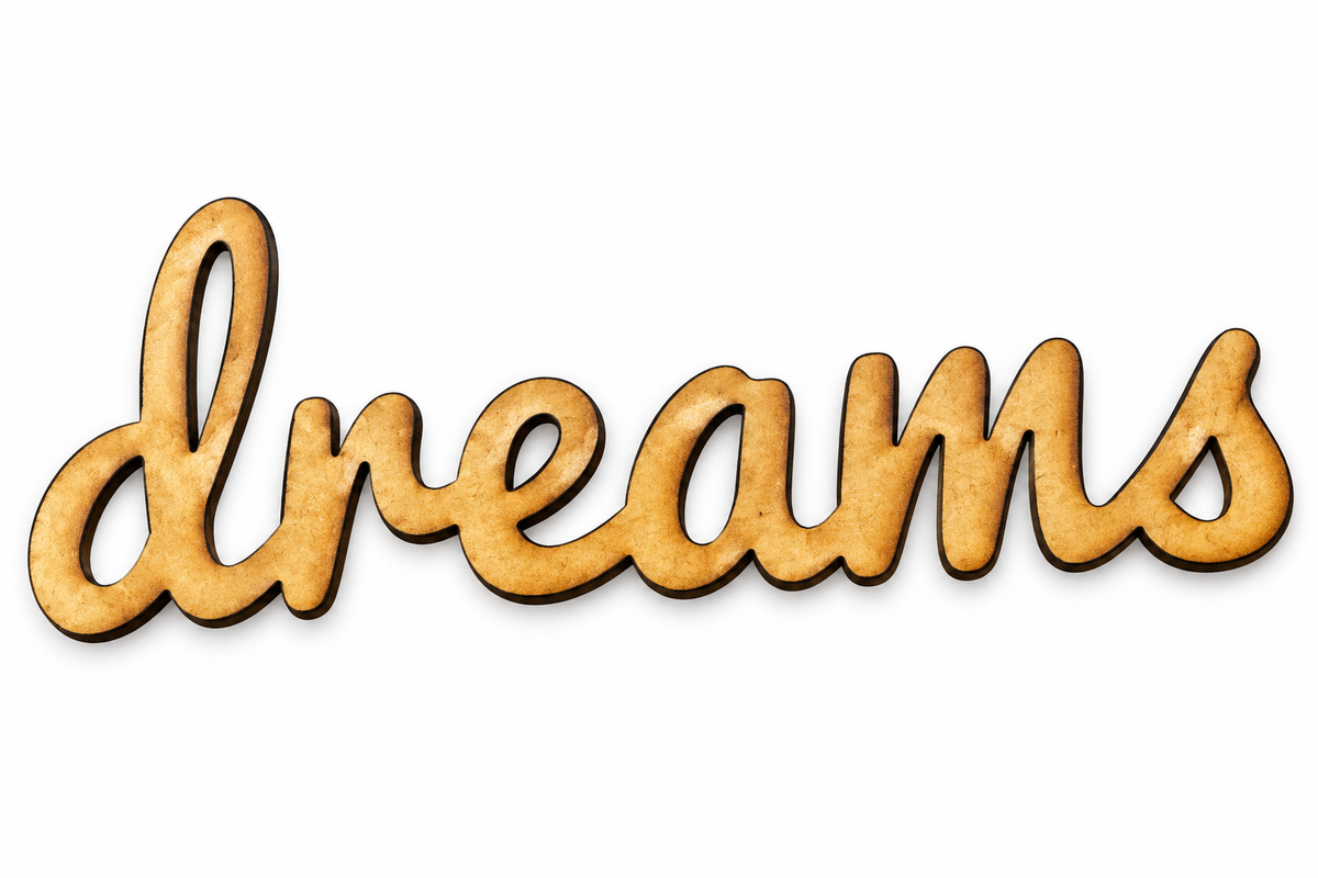 dreams - madera 20x6cm