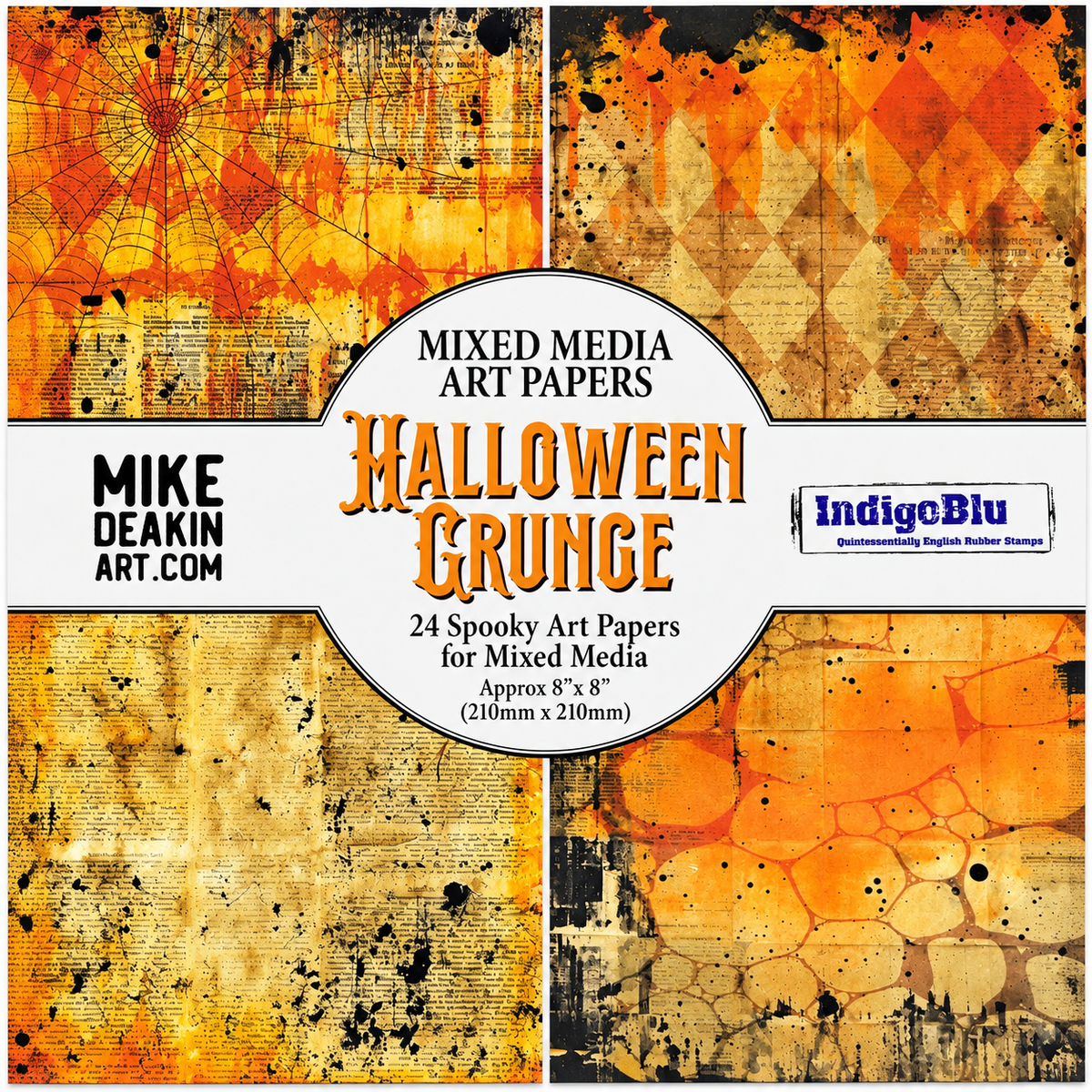 Journal IndigoBlu Halloween Grunge 20x20 IND1587