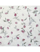 Papel Artesanal con hojas u flores Boganvilla roja th799