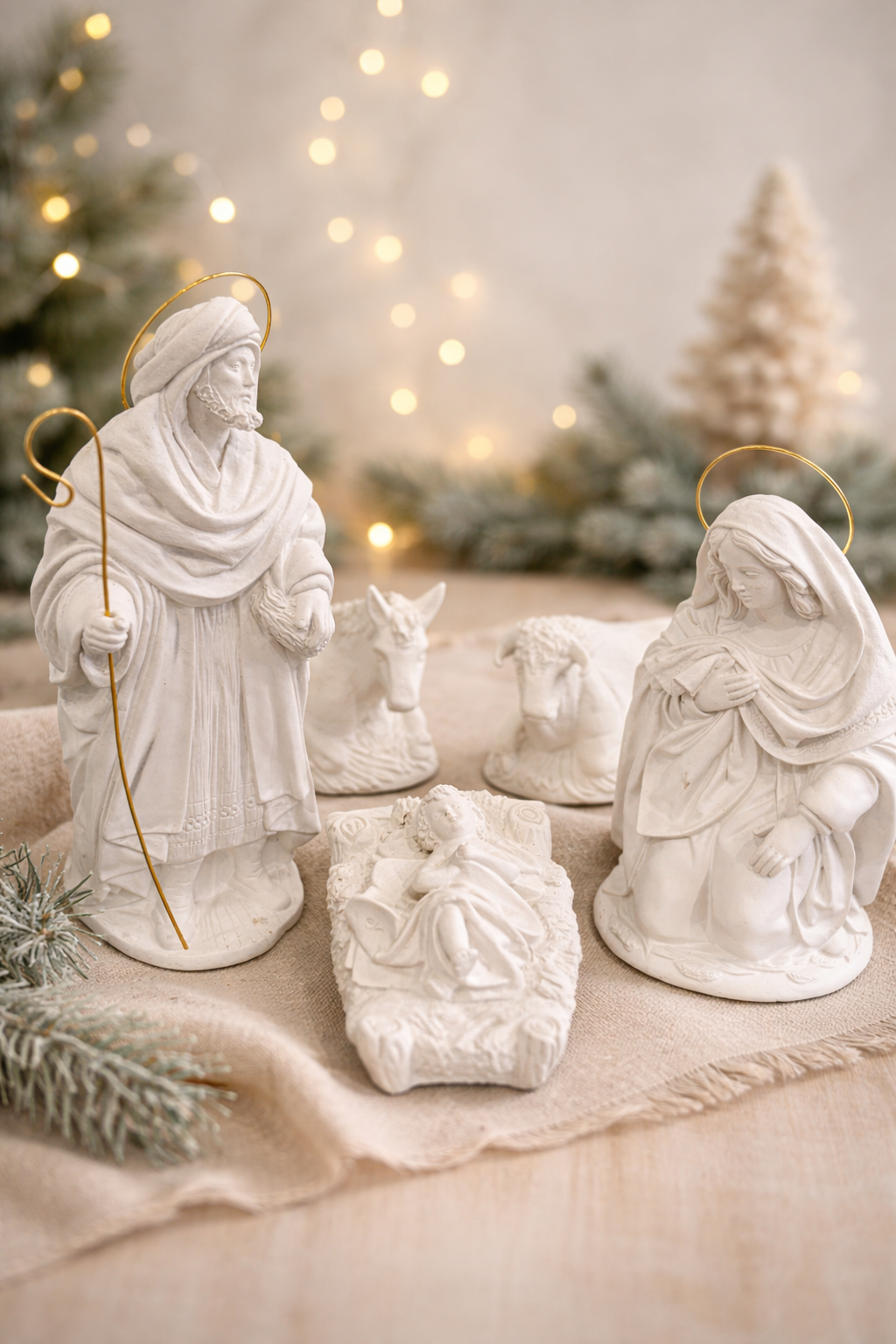 Figura de escayola Nacimiento Belen Navidad hebreo