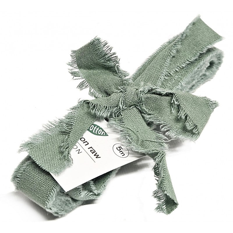 Cinta Algodon Verde