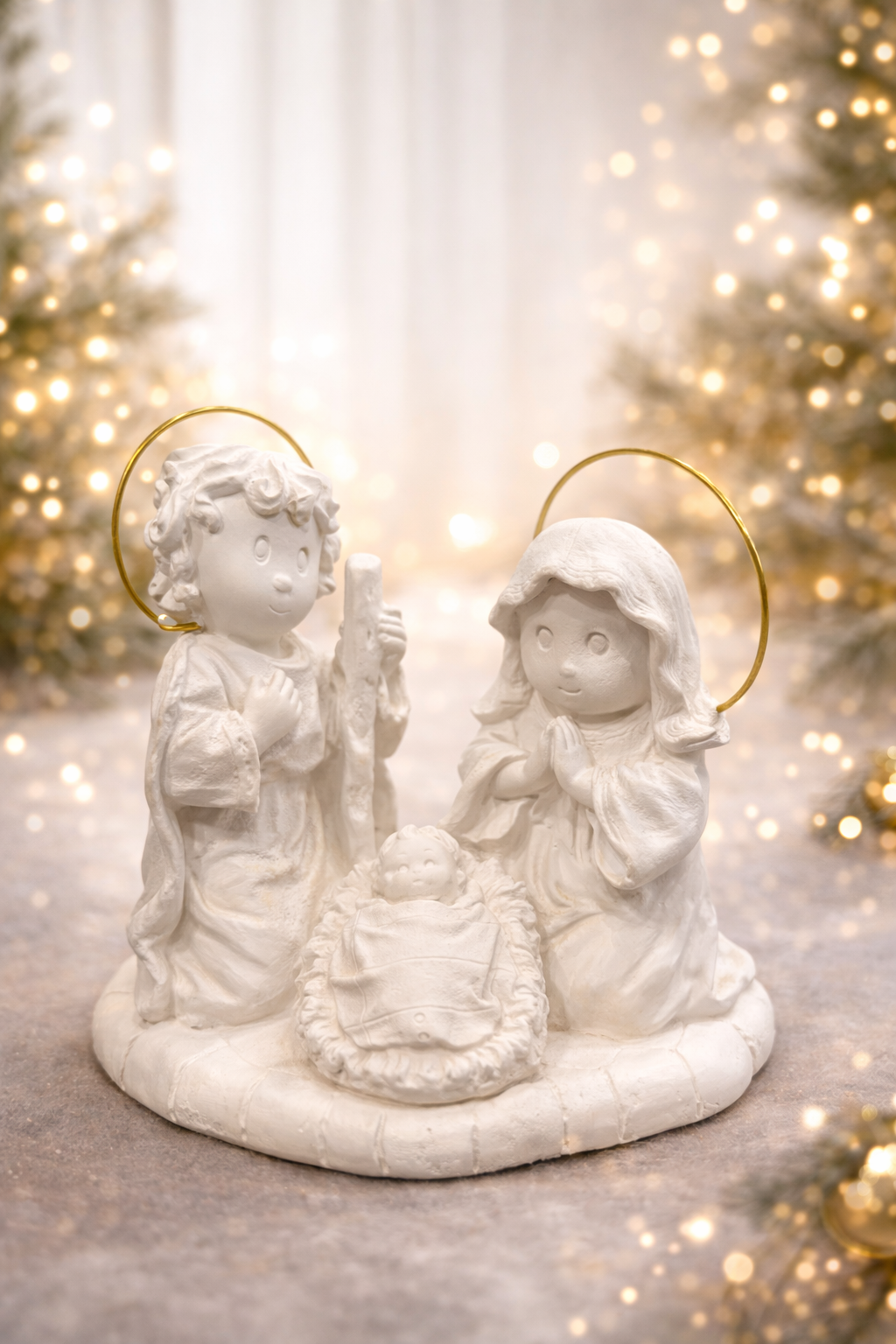 Figura de escayola Nacimiento Infantil Belen 12cm.