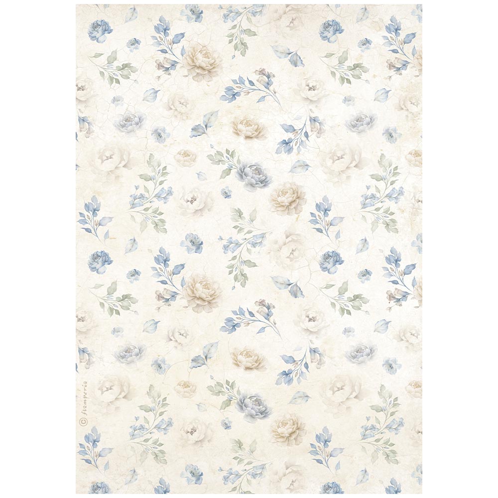 Papel De Arroz Din-A4 Timeless Small Flowers Pattern