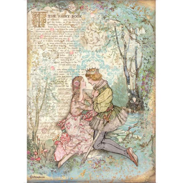 Papel De Arroz La Bella Durmiente Amantes Din-A4