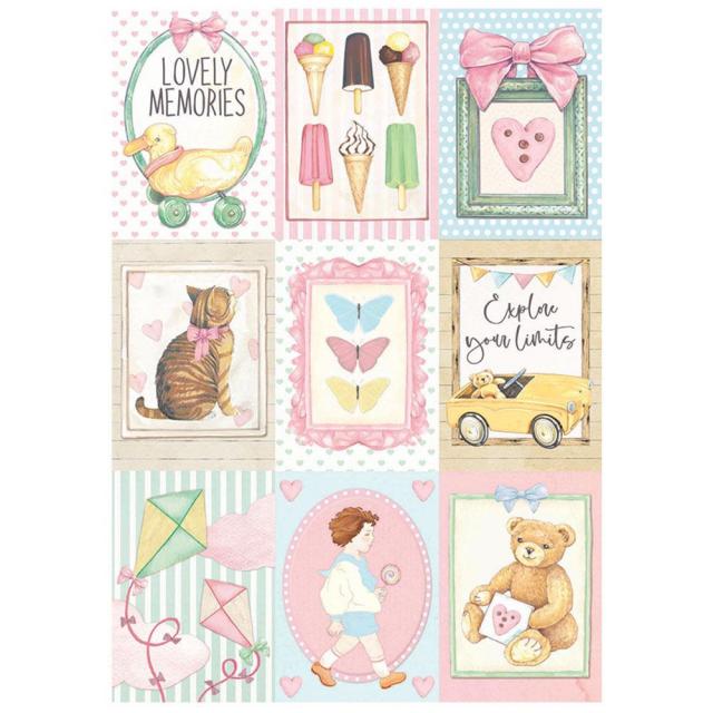 Papel De Arroz Daydream Tarjetas Pequeñas Din-A4