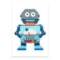 Kit Tarjeta Niño Con Diamantes Robot