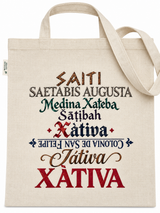 Totebag nombres Xàtiva