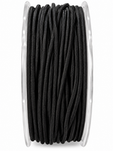 Cinta elástica negra Nastri 1,6mm