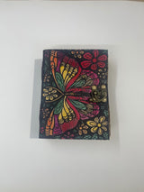 Libro de Piel con impresión Mariposa