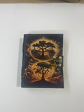 Libro de piel con impresión Arboles