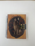 Libro de Piel con impresión Lobo