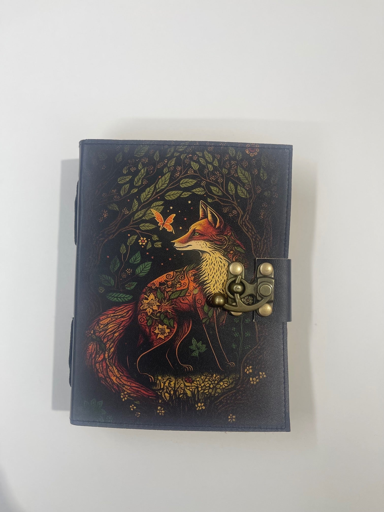 Libro de Piel con impresión Zorro
