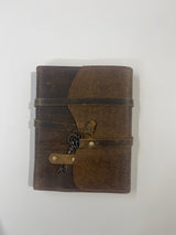 Libro De Piel Color Marron