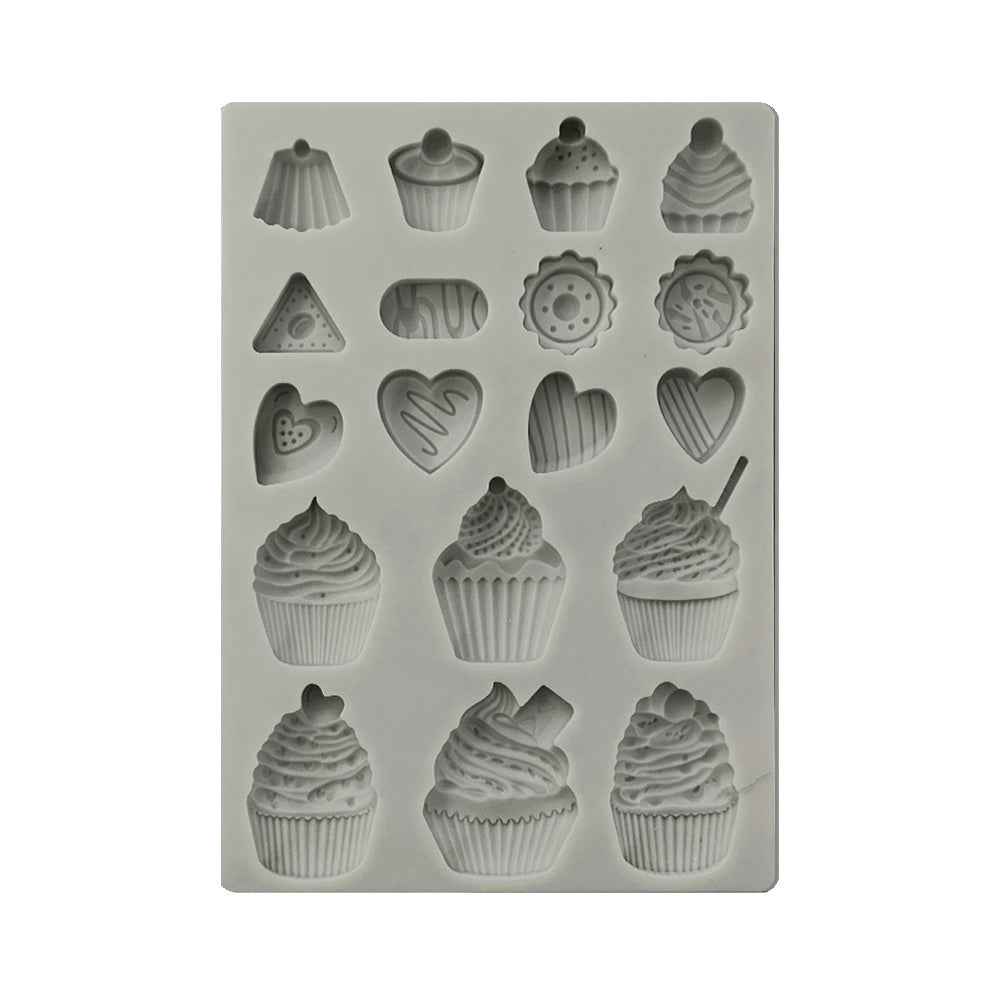 Molde Silicona Coffee And Chocolate Dulces Din-A5 By Cristina Radovan