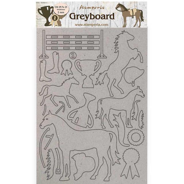 Greyboard Romantic Horses Trofeo
