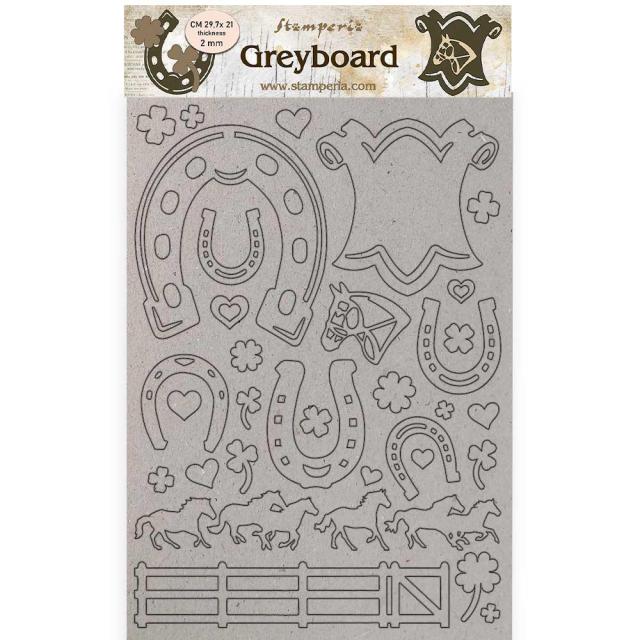 Greyboard Romantic Horses Herradura