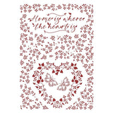 Stencil Provence The Heart Is 21X30