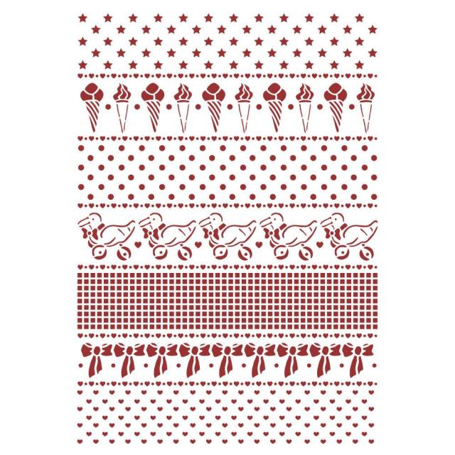 Stencil Daydream Bordes 21X30
