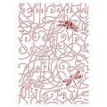 Stencil Romanic Garden House Libélula 21X30