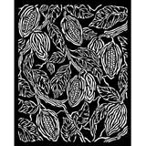 Stencil Coffee And Chocolate Textura 20x25 By Cristina Radovan