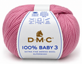Lana Merina DMC 100% Baby 3  421 rosa empolvado