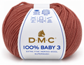 Lana Merina DMC 100% Baby 3  137 rosa teja