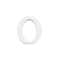 Letra O Madera Blanca 11 Cm