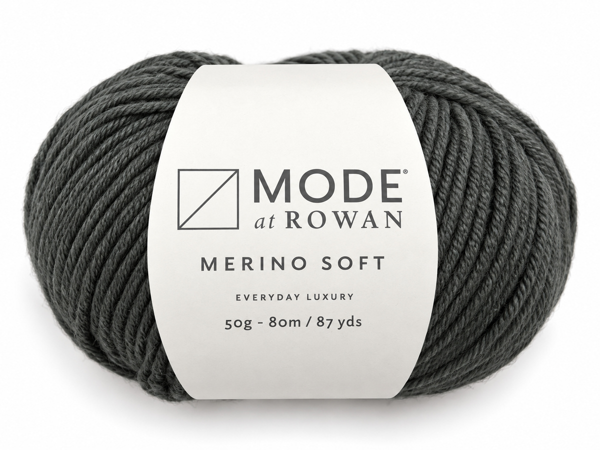 Mode at Rowan Merino Soft 015 gris antracita.