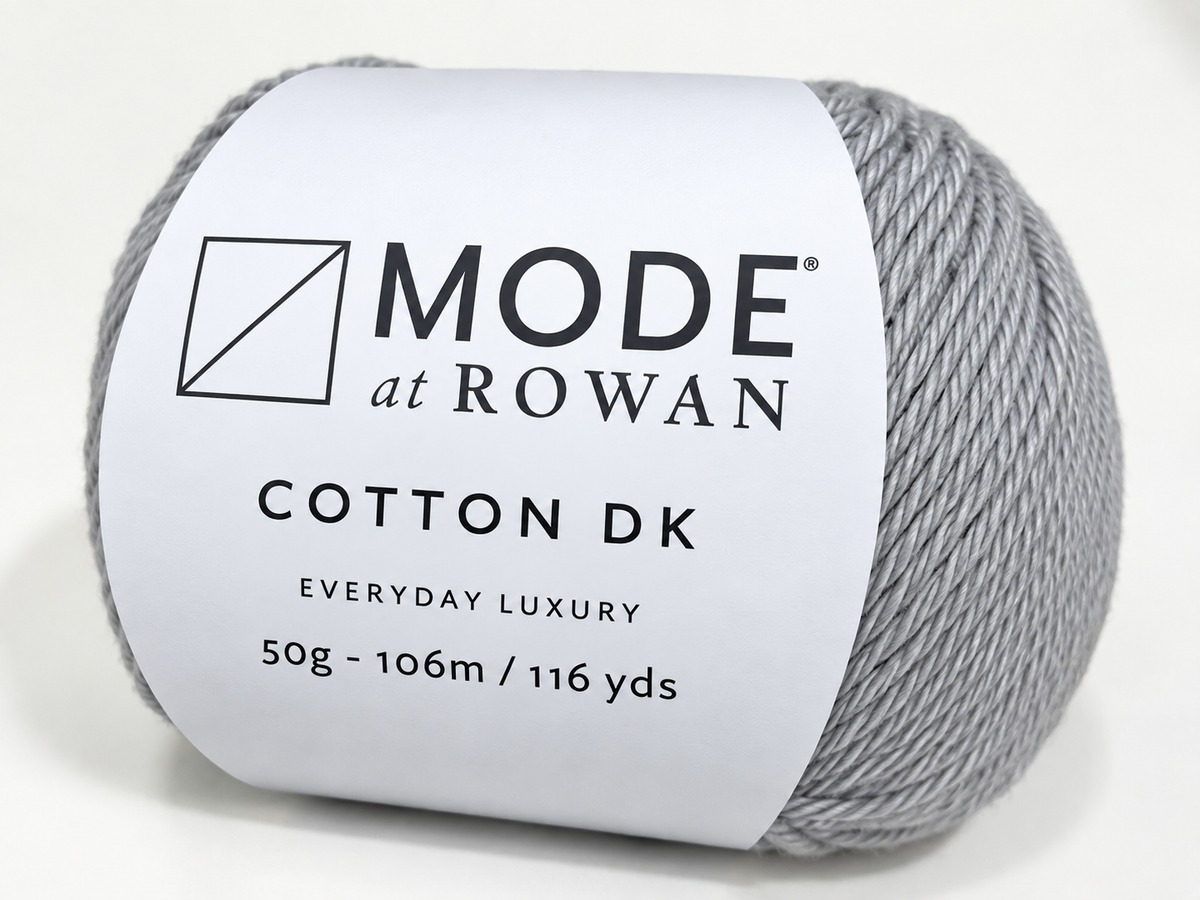 Mode at Rowan Cotton DK 016 gris perla plata