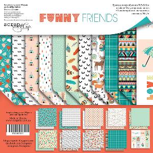 Block 30X30 Funny Friends