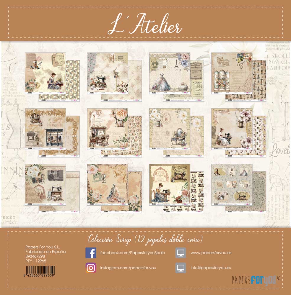 Block 30x30 L'Atelier Collection PFY