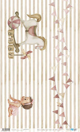 Papel de Arroz 57x33 Cm Swee Baby Girl Horse