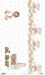 Papel De Arroz 54X33 Cm Sweet Baby Girl Nursery