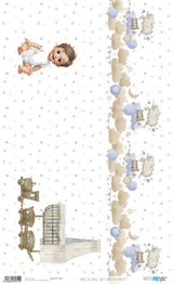 Papel De Arroz 54X33 Cm Sweet Baby Boy Nursery