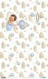 Papel De Arroz 54X33 Cm Sweet Baby Boy Dreams