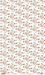 Papel De Arroz 54x33 Cm Baby Girl Balloons