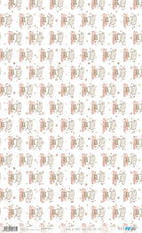 Papel De Arroz 54X33 Cm Sweet Baby Girl Sheeps