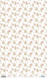 Papel De Arroz 54X33 Cm Sweet Baby Girl Clouds