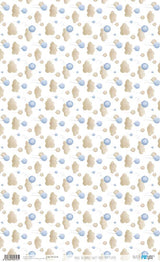 Papel De Arroz 54X33 Cm Sweet Baby Boy Clouds