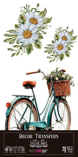 Decor transfer 15x30 Bicicletas 4 Hojas