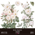 Decor transfer 30x30 Rosas 2 hojas
